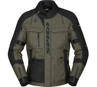 Spidi Tour Evo 2 H2Out impermeabile Moto Tessile Giacca, nero-verde, taglia XL per maschi