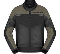Spidi Tour Net Tex Giacca tessile moto, nero-verde, taglia 5XL per maschi