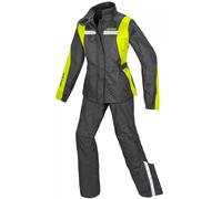 Spidi Touring, Pioggia tuta 2 pezzi. donne S female Nero/Giallo Fluo