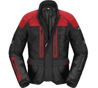 Spidi Traveler 3 Evo H2Out impermeabile Moto Tessile Giacca, nero/rosso, Taglia M