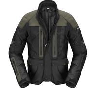 Spidi Traveler 3 Evo H2Out impermeabile Moto Tessile Giacca, nero-verde, taglia 4XL per maschi