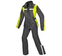 Spidi Touring, Pioggia tuta 2 pezzi. donne XS female Nero/Giallo Fluo