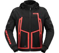 Spidi Warrior H2OUT Cappuccio impermeabile per motociclette, nero-rosso, taglia 3XL per maschi
