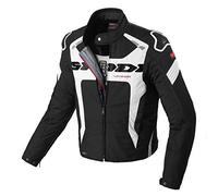SPIDI WARRIOR H2out Impermeabile Tessuto Sportivo Giacca moto nera/Bianco