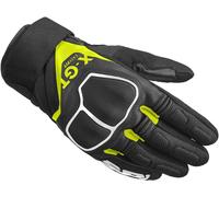 Guanti In Pelle E Tessuto Spidi X-Gt Nero Giallo Fluo L