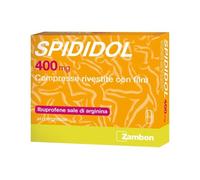 Spididol 400mg Ibuprofene Sale di Arginina Dolore Febbre e Influenza, 12 Compresse Rivestite