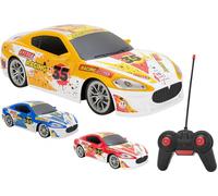 veicolo giocattolo Globo r/c auto da corsa 7funz. c/luci sc1:16 27mhz 3col.