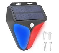 Spie Stroboscopiche Solari, Allarme 129DB Allarme Esterno Sensore di Movimento a Energia Solare, Luce Sirena di Sicurezza Impermeabile IP65 per Cortili di Fabbriche