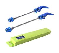 Spiedini a sgancio rapido per bicicletta, asse posteriore da 18 cm, parti in acciaio e lega di alluminio, set di ricambio resistente per bloccaggio ruota anteriore e posteriore, senza bisogno di