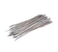 Spiedini for kebab, 20 pezzi riutilizzabili piatti in acciaio inox for barbecue, compatibili con bastoncini for aghi da