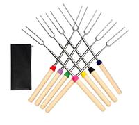 Spiedini in Acciaio Inossidabile 8 Pezzi Bastoncini Telescopici a Forma di | Spiedini BBQ all'aperto Per Campeggio Casa Ristorante Giardino Picnic Catering Feste e Incontri