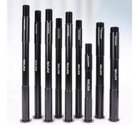 Spiedini in alluminio per bicicletta, compatibilità 12/15 mm, adatti per modelli di biciclette da 100/110/142/148 mm (15 x 155 mm)