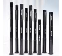 Spiedini leggeri per asse passante per biciclette, 12/15 mm, compatibili con 100/110/142/148 mm, realizzati in lega di alluminio (12 x 175 mm)