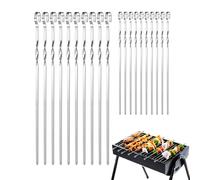 Spiedini Per Barbecue, Acciaio Inossidabile Bastoncini Lunghi, 20 Pezzi Spiedini Da Barbecue Per Kebab E Carne, Per Carne Gamberi Bistecca Salsiccia Frutta Campeggio All'aperto Picnic Festa Cucina