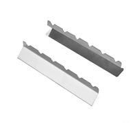 Spiedini per barbecue in acciaio inox, per 6 o 9 spiedini, supporto per spiedini per grigliare con tacche uniformi, organizer impilabile per kebab, compatibile con grill, forno, confezione da 2 (6