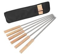 Spiedini per grigliate Spiedini for barbecue in acciaio inossidabile 340, utensili da esterno lunghi, 6 pezzi, professionali for grigliate(12pcs)