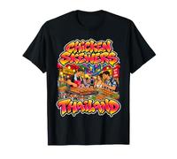 Spiedini Pollo Cibo di Strada Thailandia Souvenir Maglietta