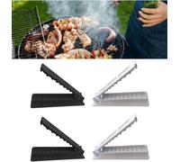 Spiedini Riutilizzabili Set 4 Pezzi Strumento Manuale in Plastica per BBQ Social