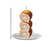 Spiedini verticali per barbecue, spiedini verticali | Supporto brasiliano del supporto verticale rimovibile in acciaio inox Al | Spiedini brasiliani, spiedini verticali per il montaggio e lo