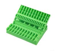 Spiedino compatto per barbecue che supporta carne affettata, spiedini tradizionali e rotoli di verdure, design portatile perfetto per eventi barbecue all'aperto e picnic (The Green Three)