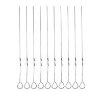 Spiedino Da Barbecue Bastoncini Kebab Piatti Lunghi Riutilizzabili In Acciaio Inossidabile Per Grigliare Carne E Verdure 10 Pezzi