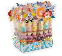 SPIEDINO MARSHMALLOW COLORI ASSORTITI il box è composto da 30 Pz Incartati Singolarmente, Made in Italy, Idee Regalo per Compleanni e Feste (BOX INTERO 30 PZ)