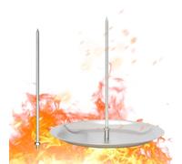 Spiedino per pastore per griglia - Ricambio per spiedino verticale, scolapiatti, barbecue brasiliano, supporto per barbecue, tacchetti Shawarma | B́rocheta BBQ, Souvlaki, Kebabs, pollo intero, Pes