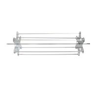 Spiedo Planetario a Stella 2 lunghezze disponibili Spiedo per Girarrosto 3 Spiedini in Dotazione Numero max spiedini applicabili 12 (lunghezza totale 80 cm)