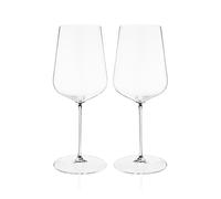Spiegelau Definition 1350161 - Set di 2 bicchieri da vino universali da 550 ml, in cristallo per vino rosso e bianco, lavabili in lavastoviglie