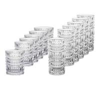 Spiegelau & Nachtmann, 105354 - Set di 6 bicchieri da whisky e Londrink, in cristallo, 434/304 ml, etnico