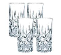 Spiegelau & Nachtmann Noblesse 89208 - Set da 4 Bicchieri per Long Drink, in Vetro di Cristallo, da 375 ml