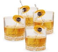 Spiegelau & Nachtmann, Set da 4 Bicchieri da Whisky Single Old Fashioned, in Vetro di Cristallo, 270 ml, Perfect Serve, 4500177