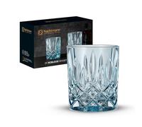 Spiegelau & Nachtmann, Set di 2 bicchieri da whisky blu, in cristallo, 295 ml, Aqua, Noblesse Fresh, 104239, trasparente, blu