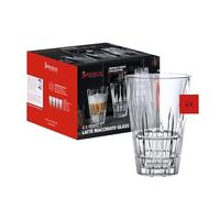 Spiegelau & Nachtmann, set di 4 bicchieri da latte macchiato, in vetro di cristallo, Perfect serve, 300 ml, 4500194