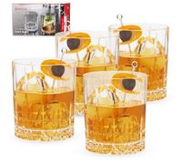 Spiegelau & Nachtmann, Set di 4 Bicchieri da Whisky, in Vetro di Cristallo, 368 ml, Perfect Serve, 4500176