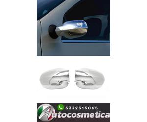 Spiegelkappen Spiegelabdeckung für Dacia Logan 2008-2013 Edelstahl Silber 2tlg