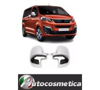 Spiegelkappen Spiegelabdeckung für Peugeot Expert 2016-2025 Chrom ABS Silber