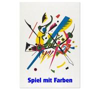 Spiel mit Farben (Wandkalender 2026 DIN A2 hoch), CALVENDO Monatskalender: Moderne Abstrakte Kunst, die perfekte Wanddekoration aus Farbe und Form