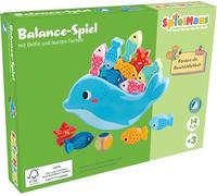 SpielMaus Legno Equilibrio gioco delfino, set da gioco 14 pezzi