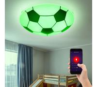 Spielzimmerlampe Plafoniera Lampada Camera Bambini Smart RGB LED Fußball-design [EEK: F]