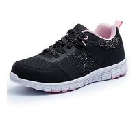 SPIEZ Scarpe Antinfortunistiche Donna Scarpe da Lavoro, EU36, Nero-Rosa