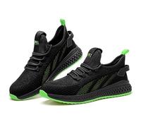 SPIEZ Unisex Scarpe Antinfortunistiche Uomo Donna,36 EU Nero/Verde