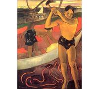 Spiffing Prints Paul Gauguin - Working The Land - Large - Matte Print