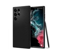 Spigen Cover Liquid Air Compatibile con Samsung Galaxy S22 Ultra 5G - Nero opaco