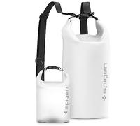 Spigen A630 Aqua Shield Set di Borsa Impermeabile IPX6 20L + 2L Dry Bag con Cinghia Regolabile Lungo - Bianco