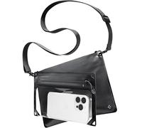 Spigen A640 Borsa Impermeabile Modulare a Tracolla | Nero, Nuoto e Viaggio, Cintura Lunga Regolabile, Custodia Stagna IPX8, Compatibile con iPhone e Samsung