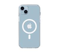 Spigen Cover per iPhone 14, Ultra Hybrid MagFit, Compatibile con MagSafe - Clear White