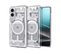 Spigen Cover Ultra Hybrid MagFit Compatibile con Samsung Galaxy S25 Edge - Zero One White