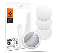 Spigen AirSkin Shield Pellicola compatibile avec Apple AirTag, 4 pezzi, antigraffio, senza bolle, pellicola opaca
