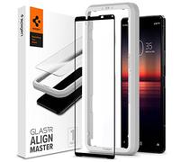 Spigen AlignMaster Vetro Temperato [1P] per Sony Xperia 1 II | Copertura Totale, Custodia Compatibile, Durezza 9H
